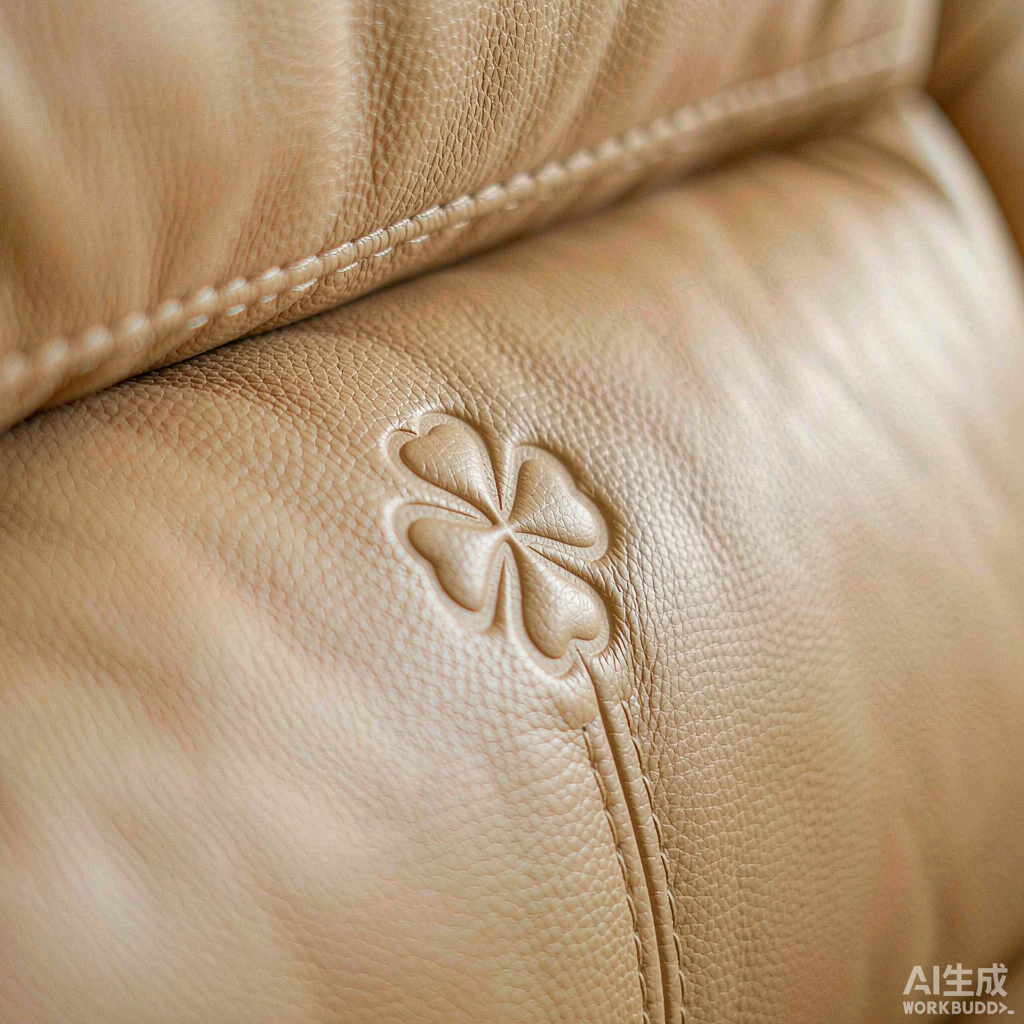 Embossing logo application example