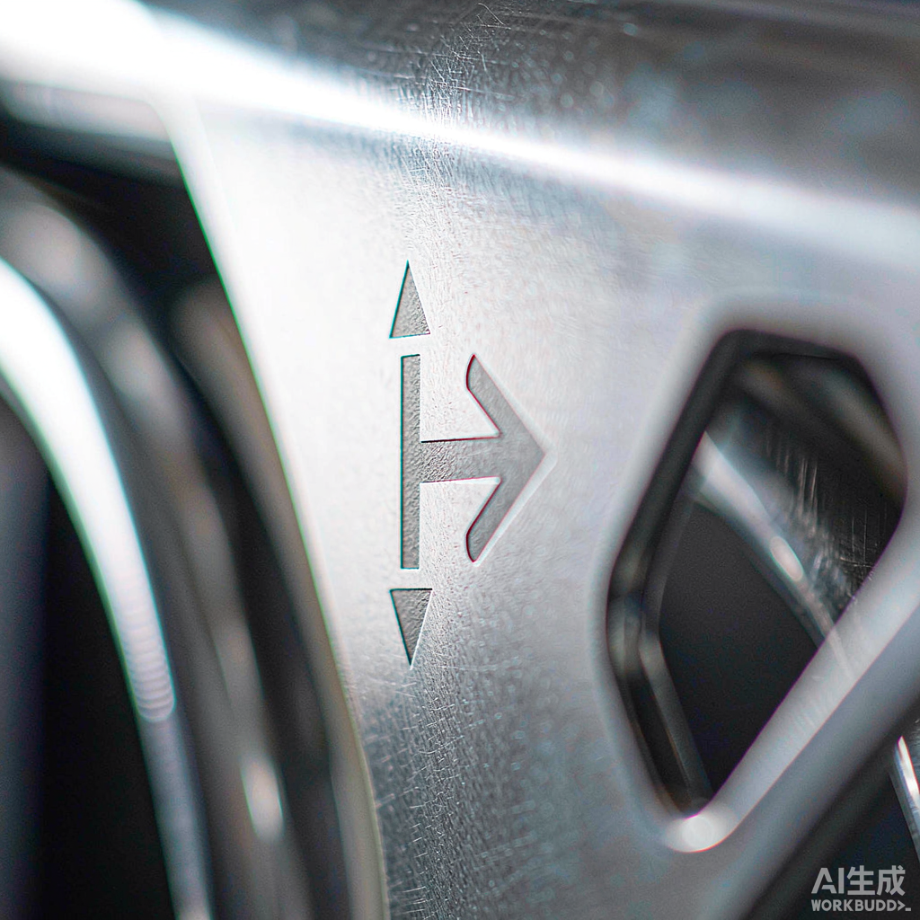 Laser engraving logo application example